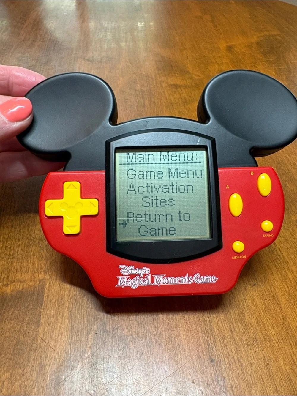 Disney branded handheld